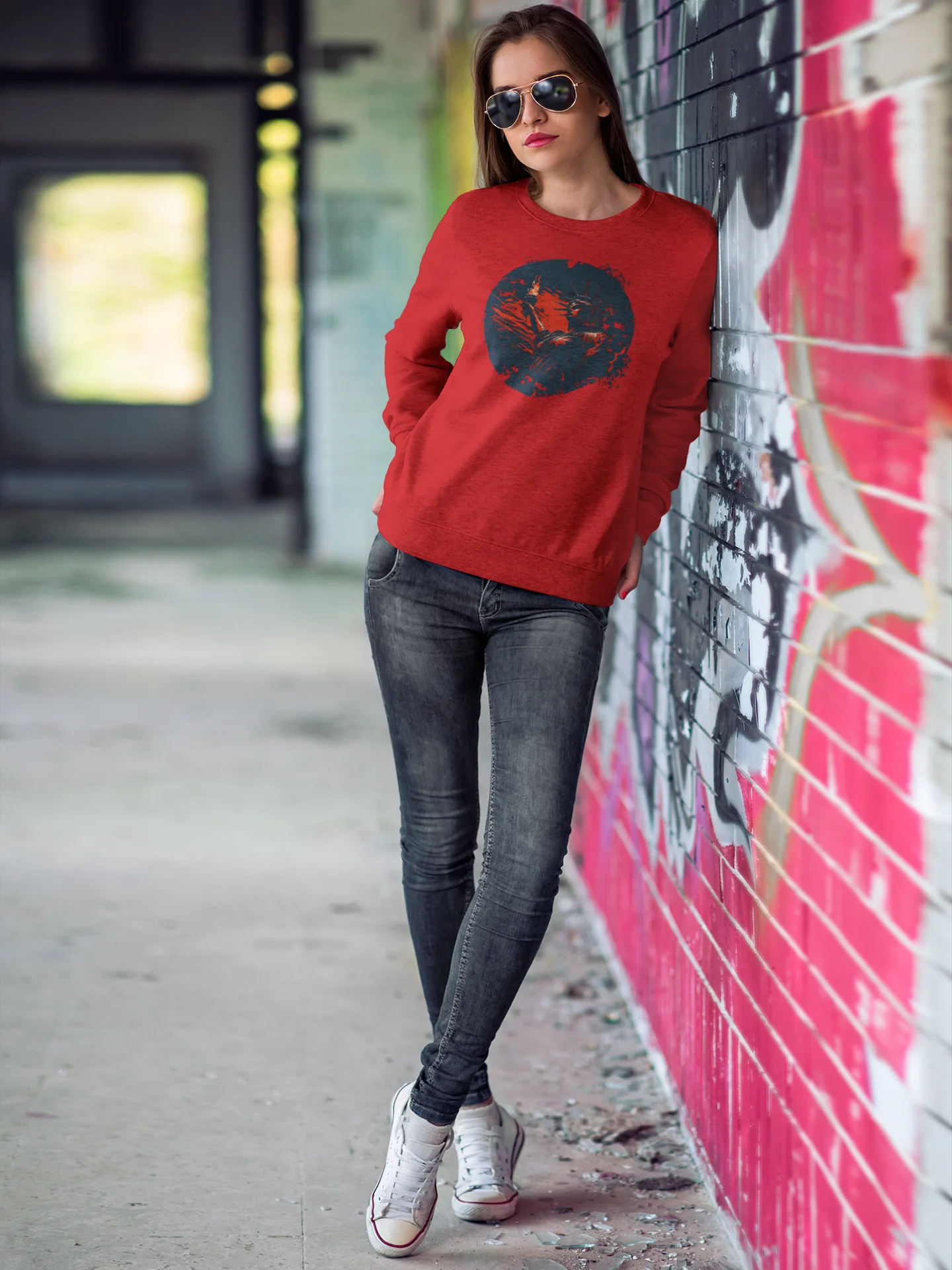 Liberty Strokes Crewneck Sweatshirt product image (49)