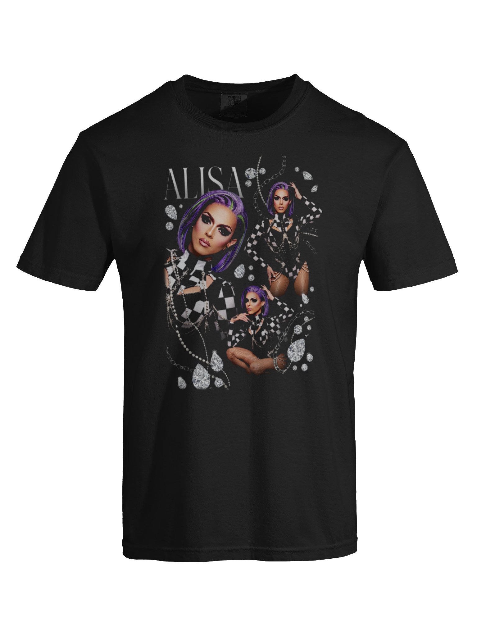 "Diamond Glam" Vintage Bootleg Heavyweight Tee product image (5)