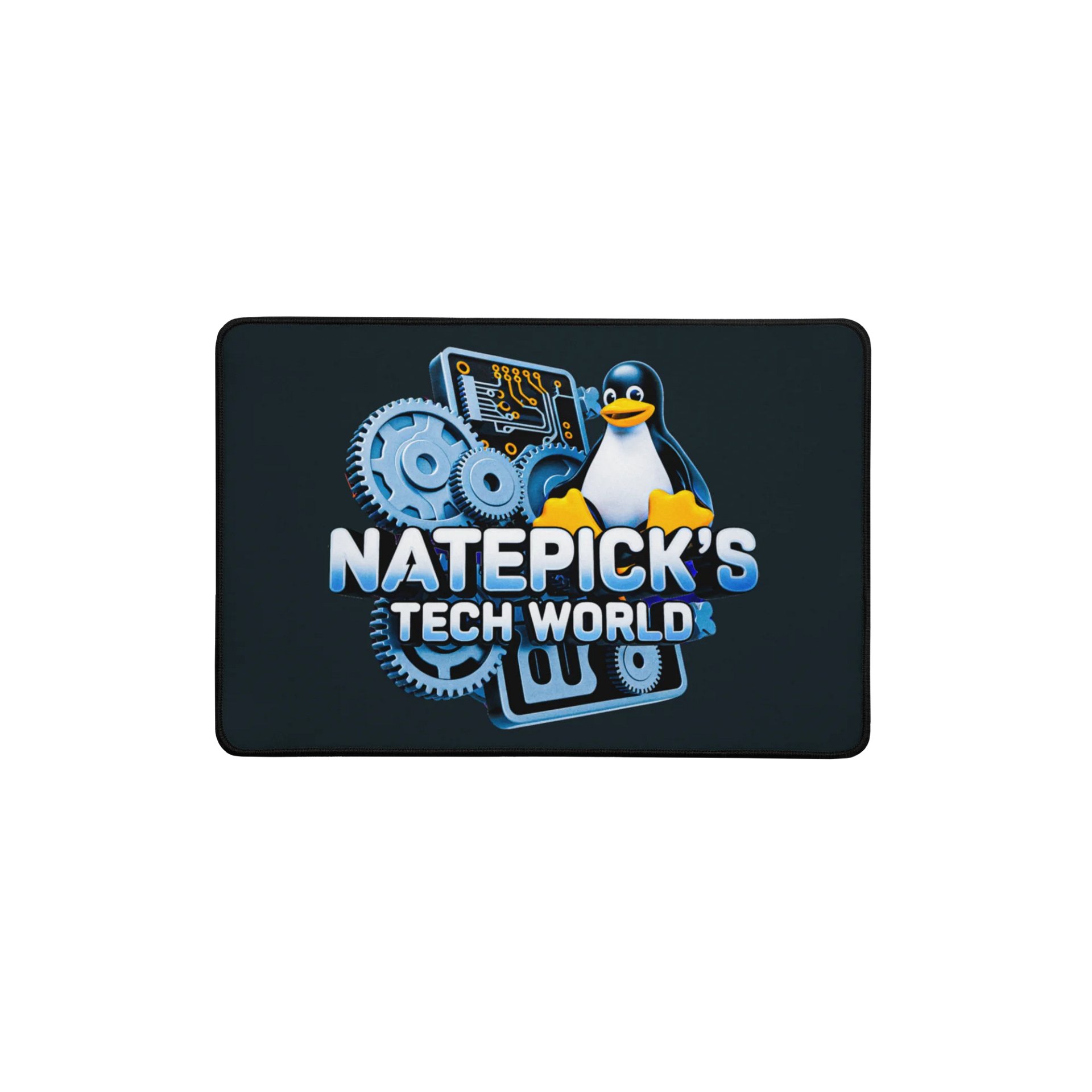 NatePick's Tech World Small Desk Mat product image (1)