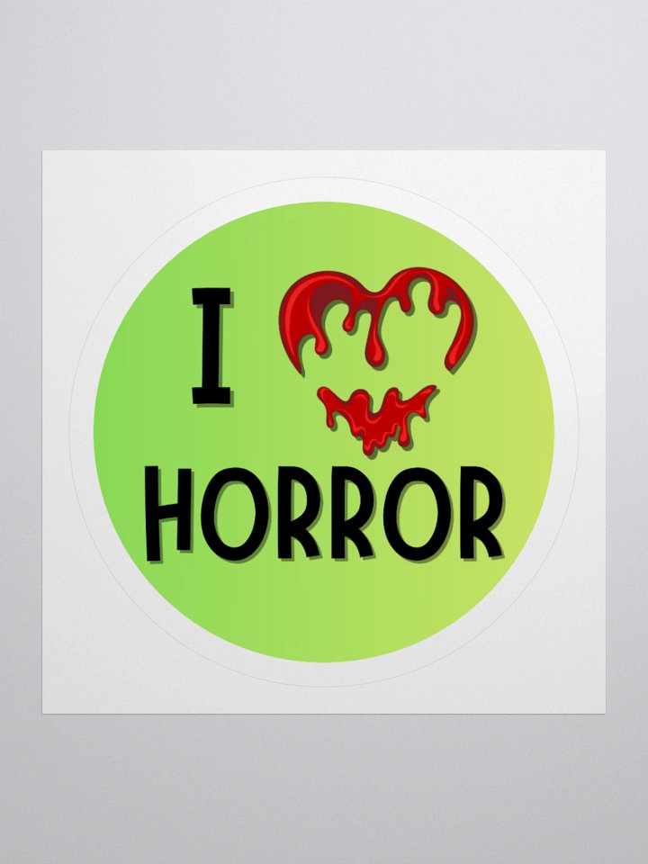 I Heart Horror Sticker product image (1)
