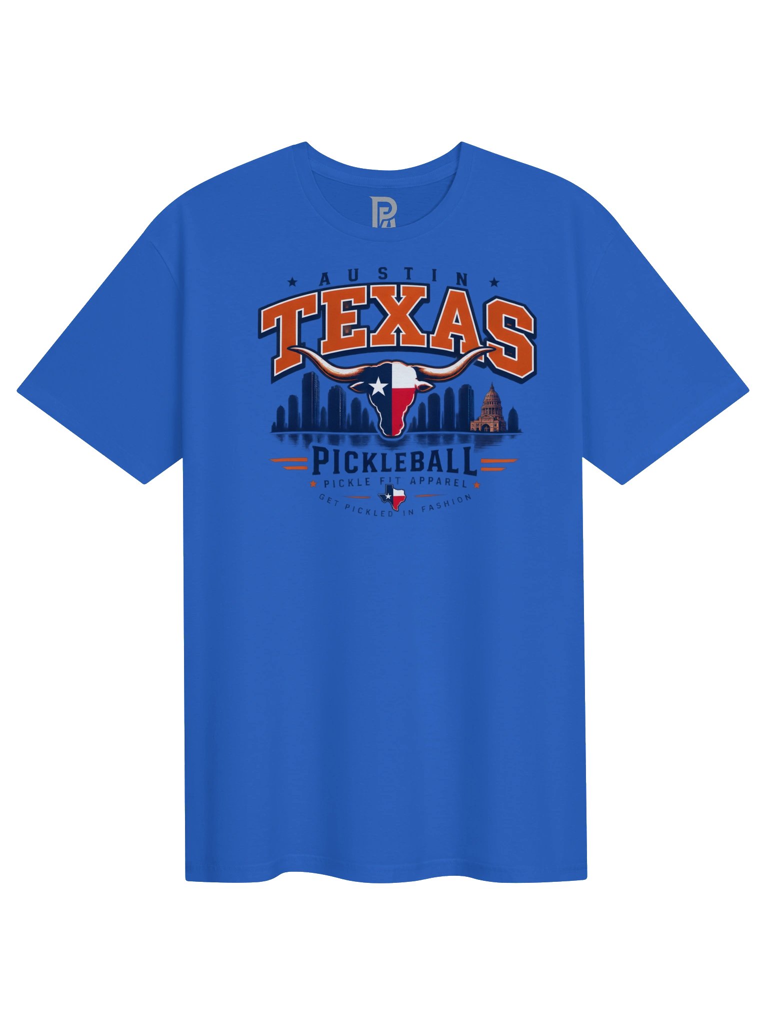 Texas Pickleball Longhorn Tee product image (2)