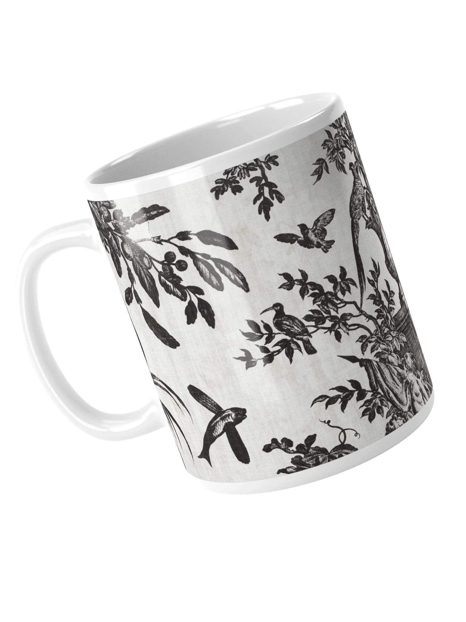 Jean–Baptiste Marie Hüet. White Glossy Mug product image (5)