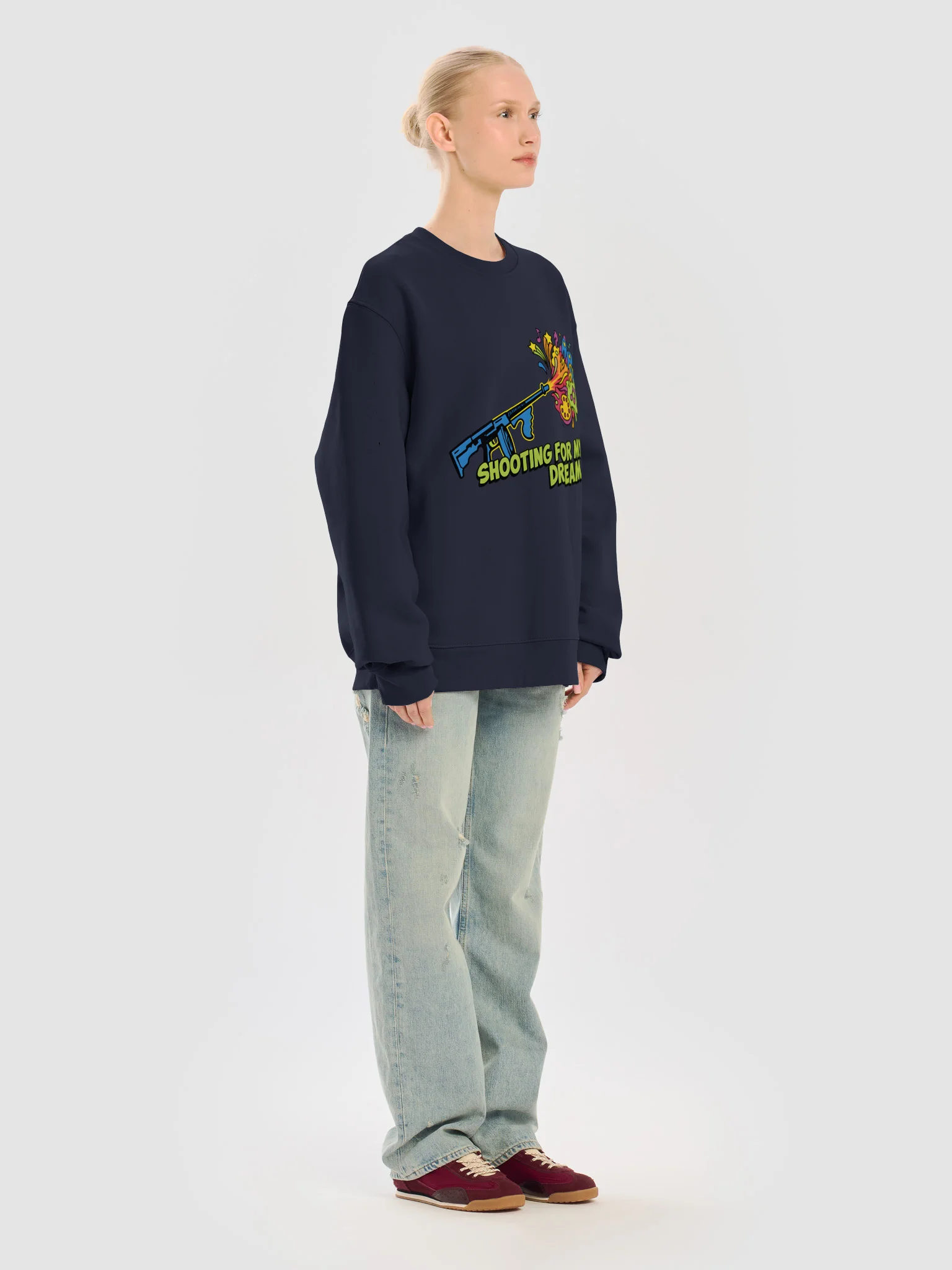 Shooting for My Dream Oversized Sweatshirt product image (22)