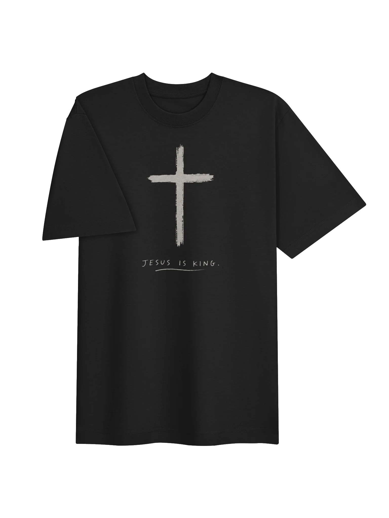 JESUS IS KING CROSS TEE product image (3)