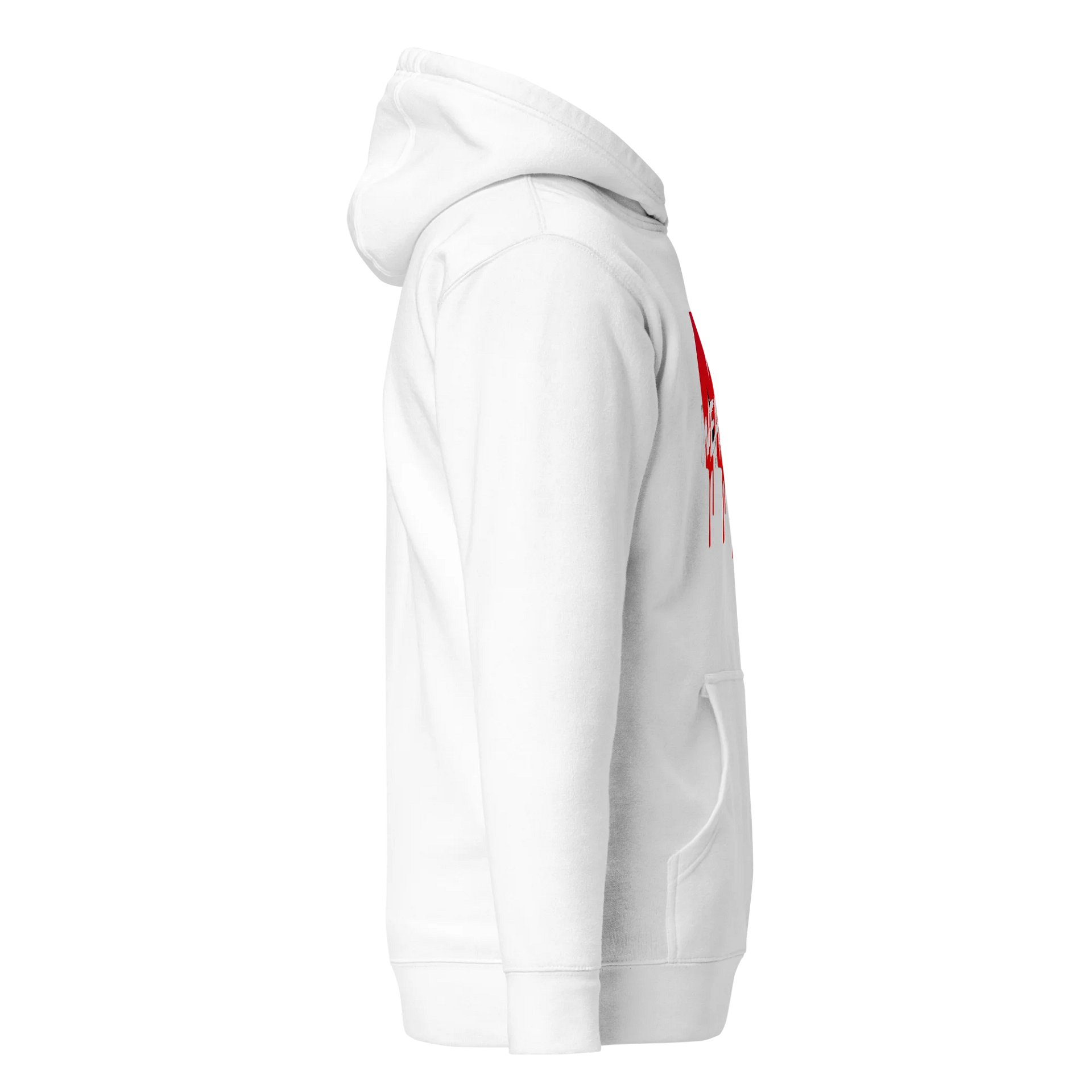 Intense Red Drip 'NO WEAKNESS' Hoodie product image (103)