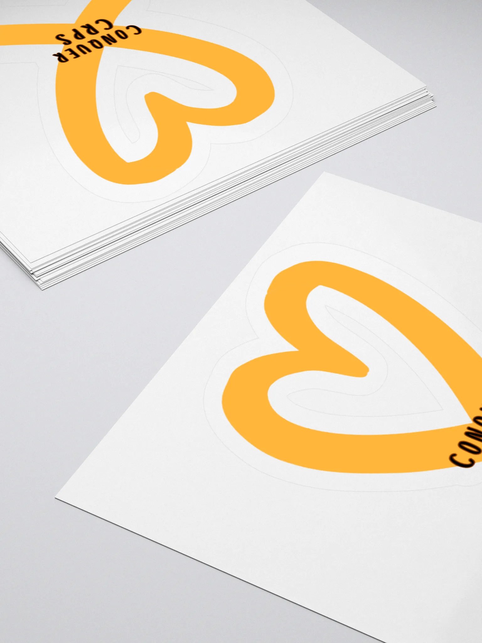 Official Conquer CRPS Awareness Ribbon Heart Sticker product image (10)