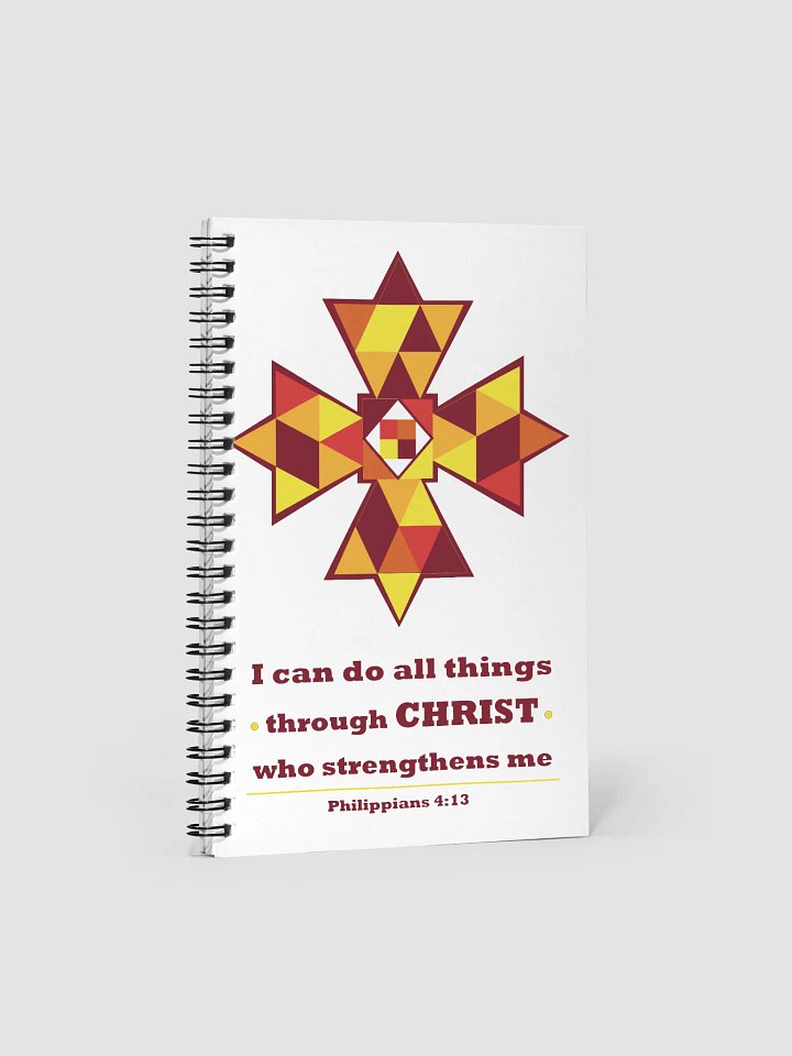 Empowering Cross Spiral Notebook product image (1)