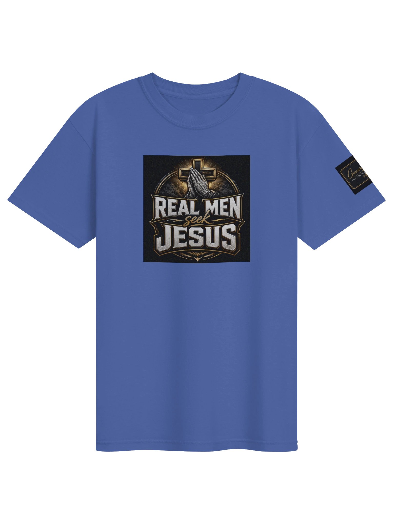Real Men Tee-Blue product image (1)