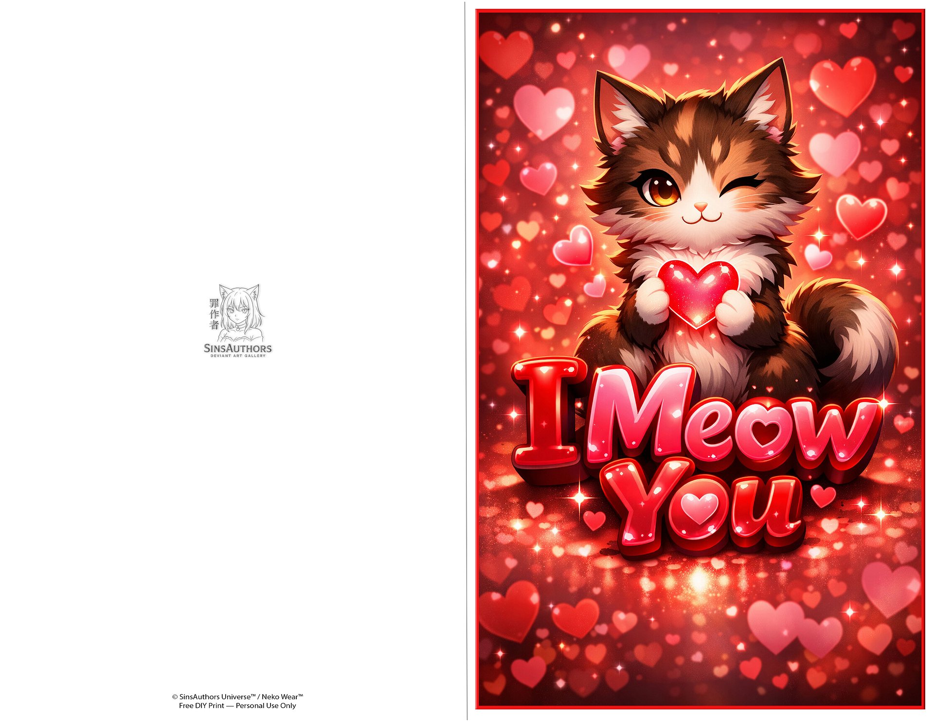 💖 DIY Valentine Pack 1 — Neko Wear product image (10)