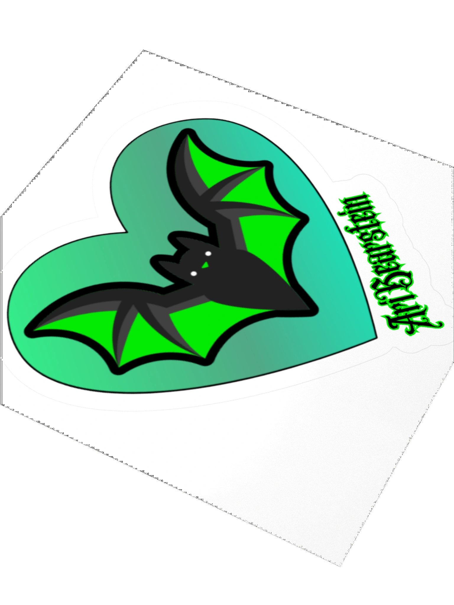Bat Heart Sticker product image (5)