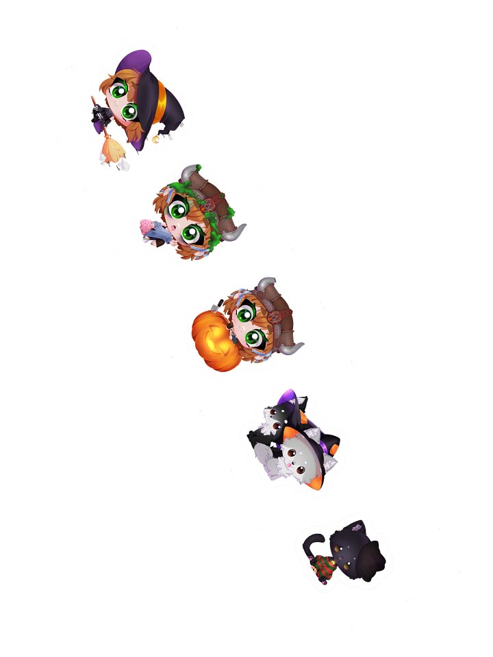 Halloweenie 2025 Stickers Set product image (2)