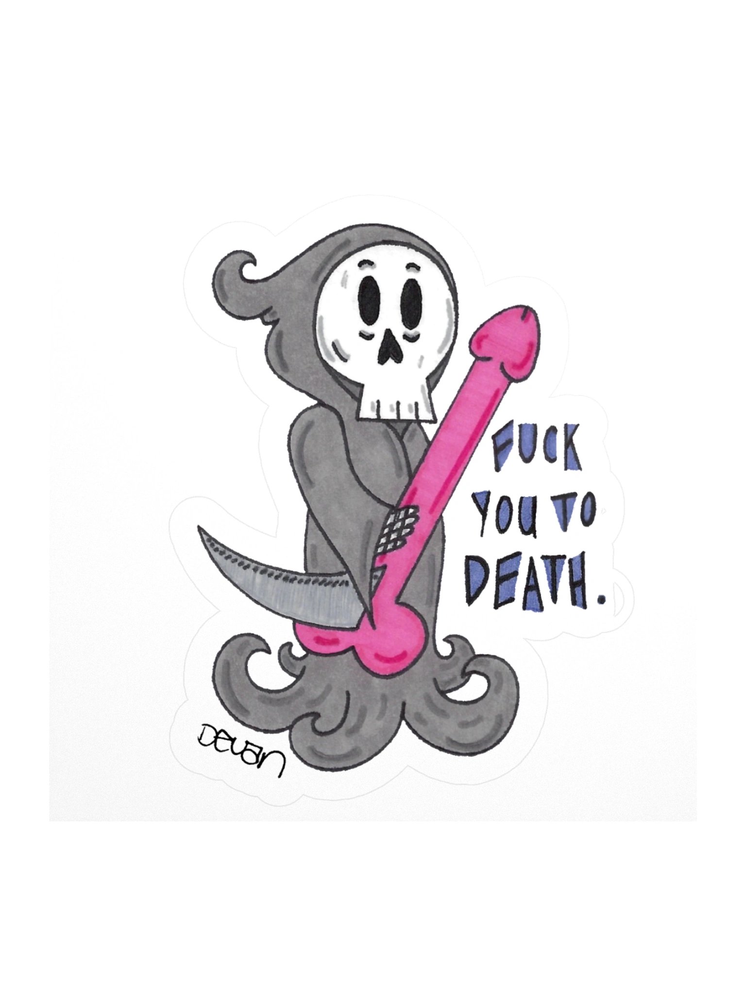 Grimmie Dick Sticker product image (1)