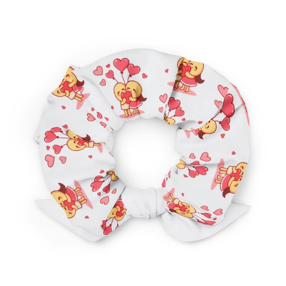 Lovely Chick Heart Balloon Scrunchie product image (2)