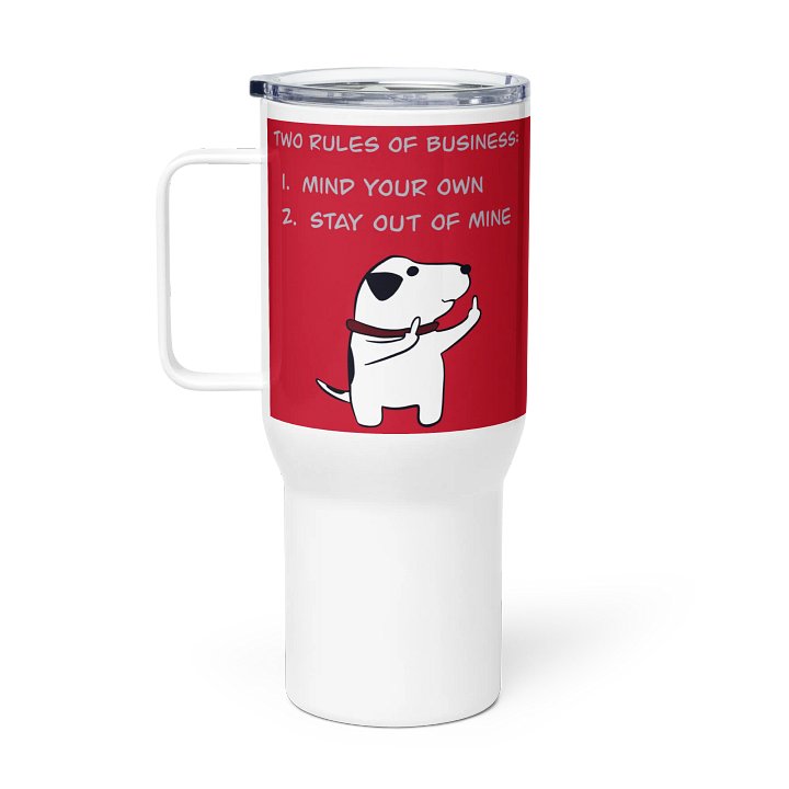 Business Rules Dog Travel Mug product image (1)