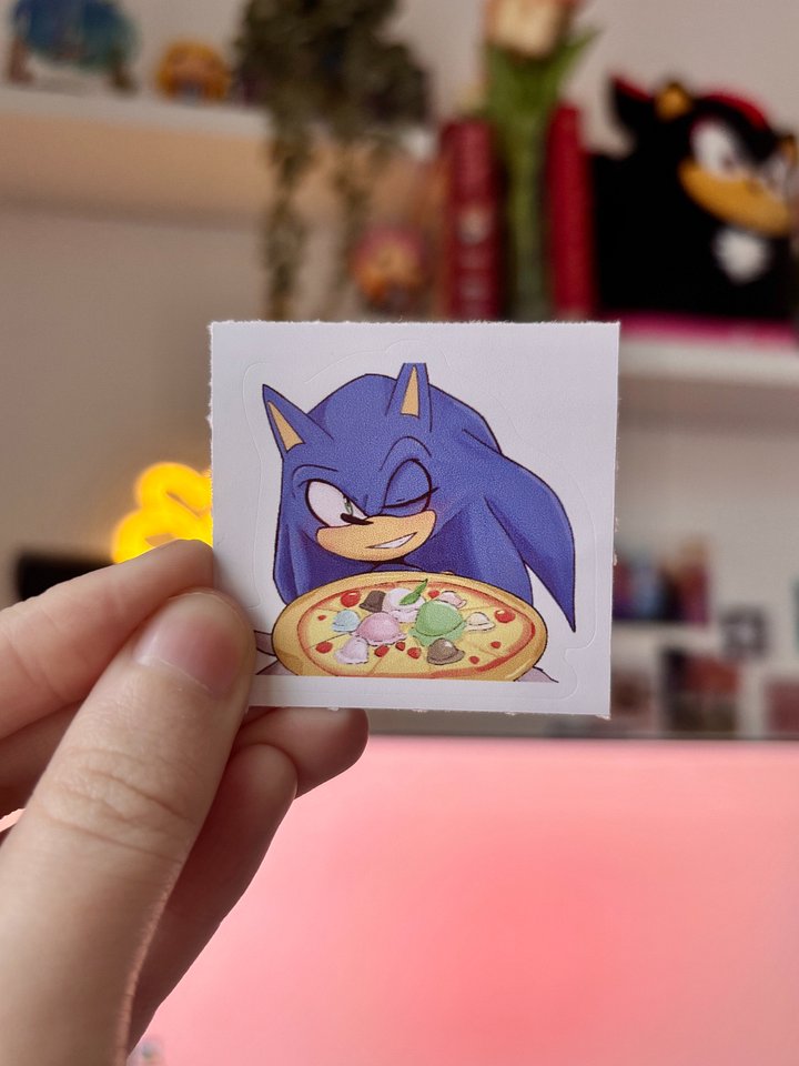 Sonic Pizza Ice Cream - Sticker product image (2)