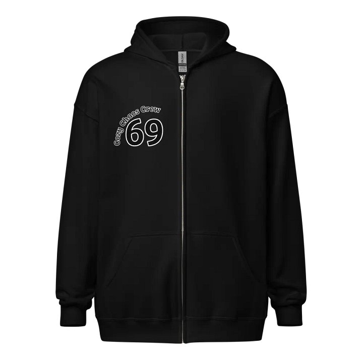 Cozy Chaos Crew Blue Logo Zip-up Hoodie product image (1)