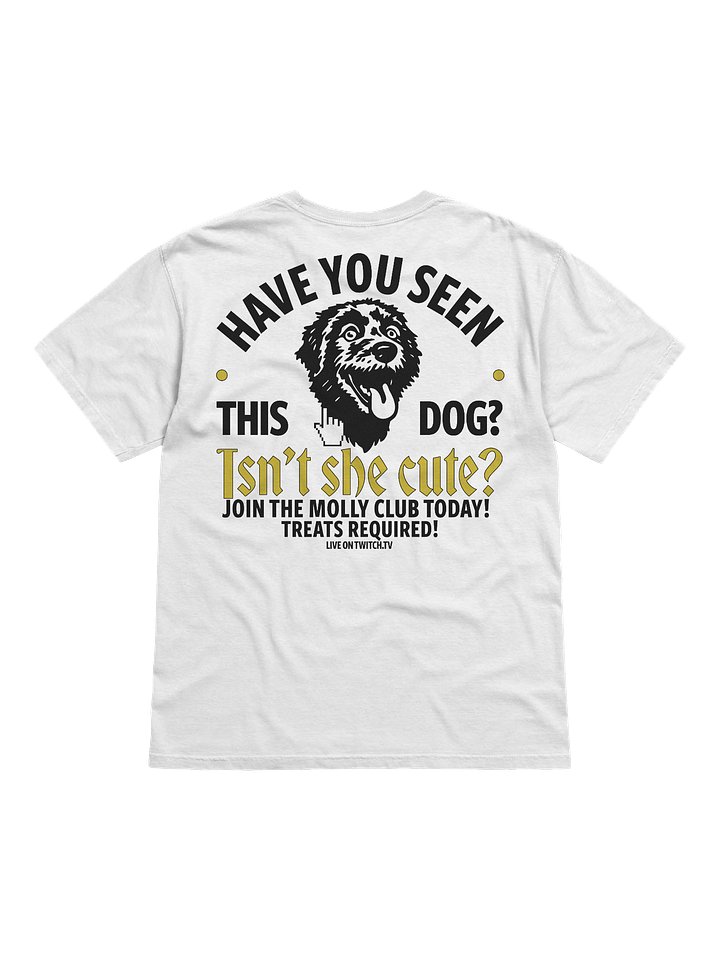 HAVE YOU SEEN THIS DOG? - T-SHIRT (WHITE & YELLOW) product image (2)