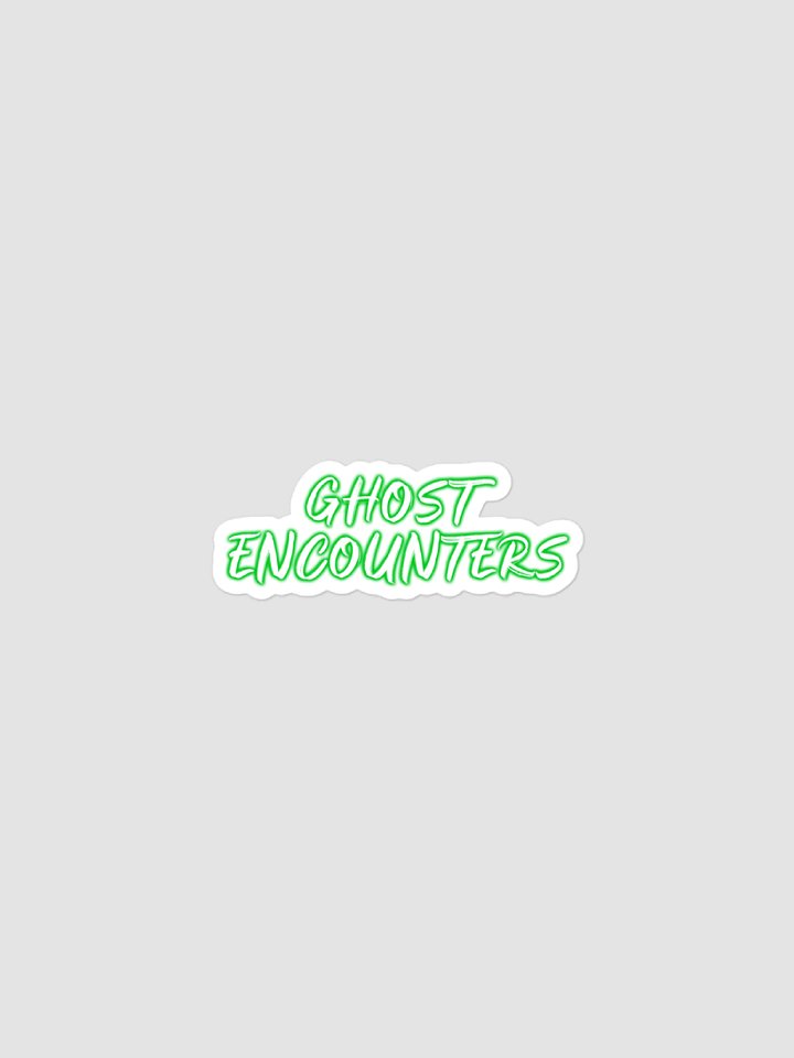Ghost Encounters Kiss Cut Sticker product image (1)