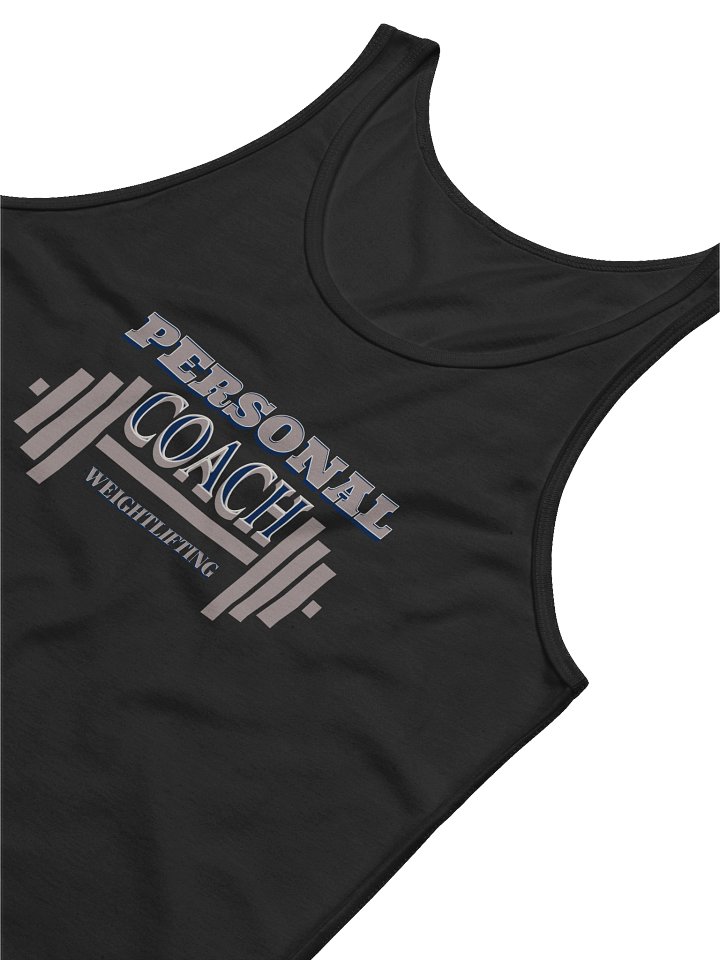 Personal Weightlifting Coach Jersey Tank Top for Men – Premium Gym Wear product image (2)