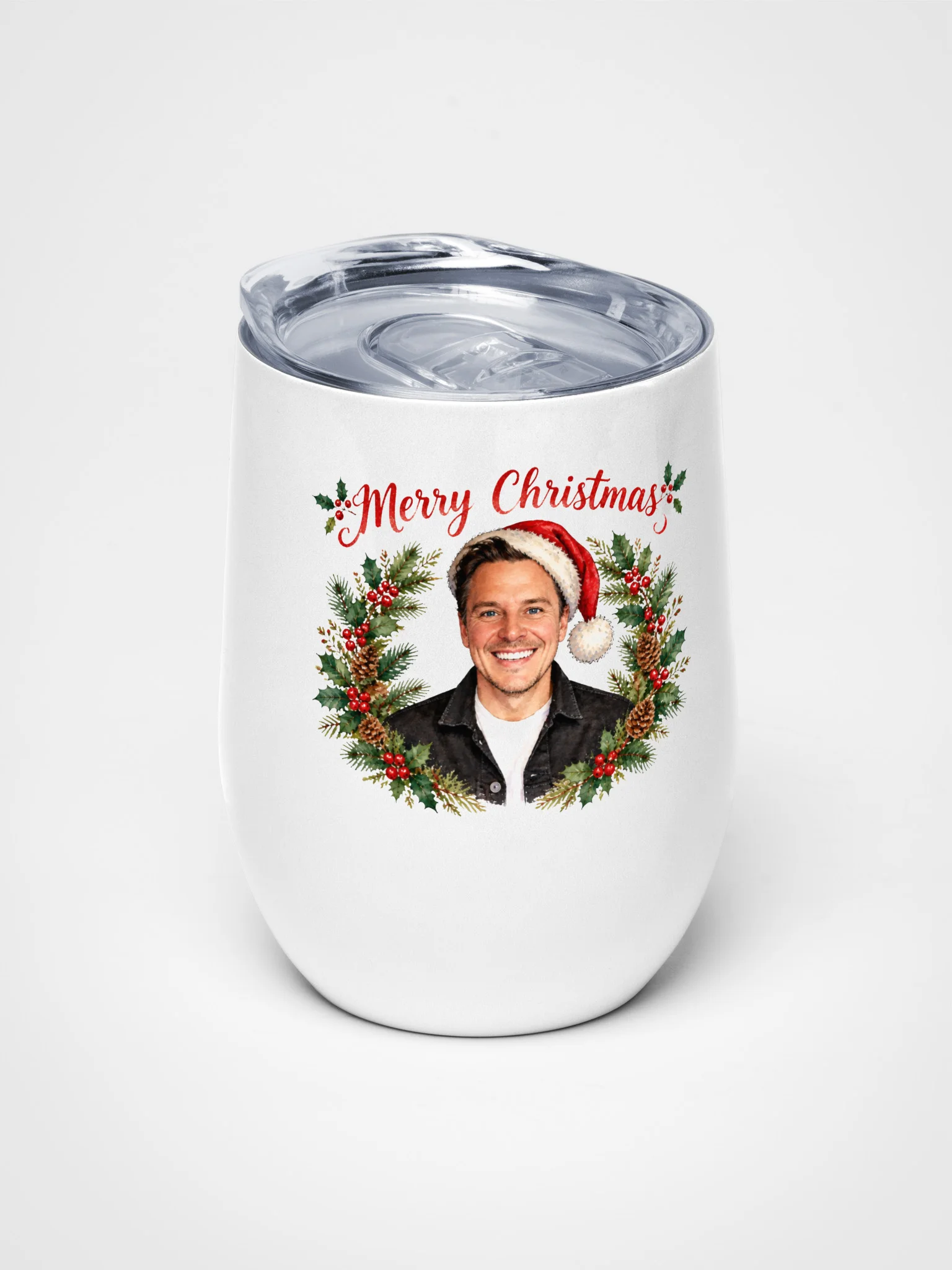 Merry Christmas Wine Tumbler product image (5)