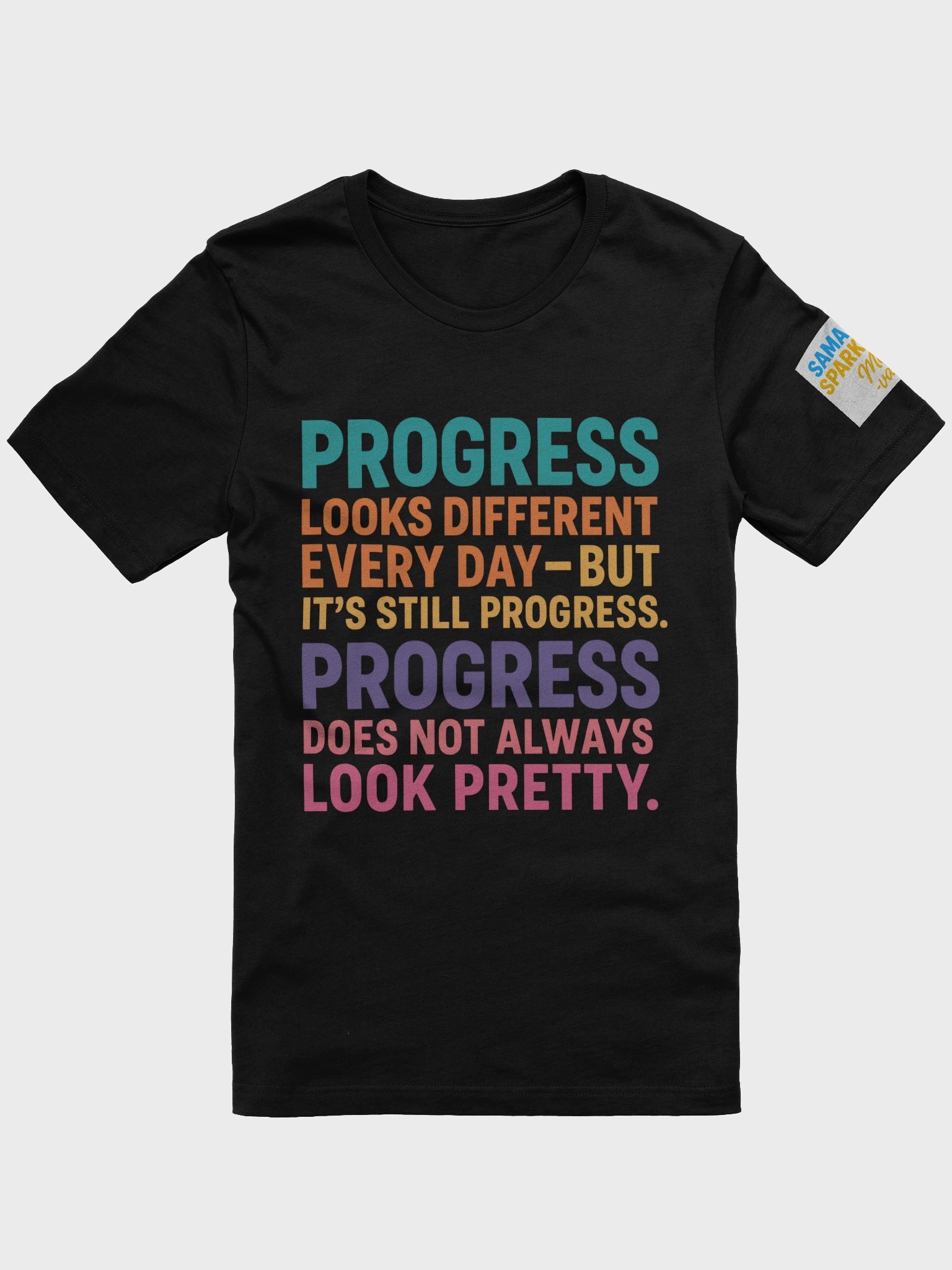 Progress Looks Different Every Day T-Shirt – Mental Health Awareness Tee with Empowering Message product image (1)
