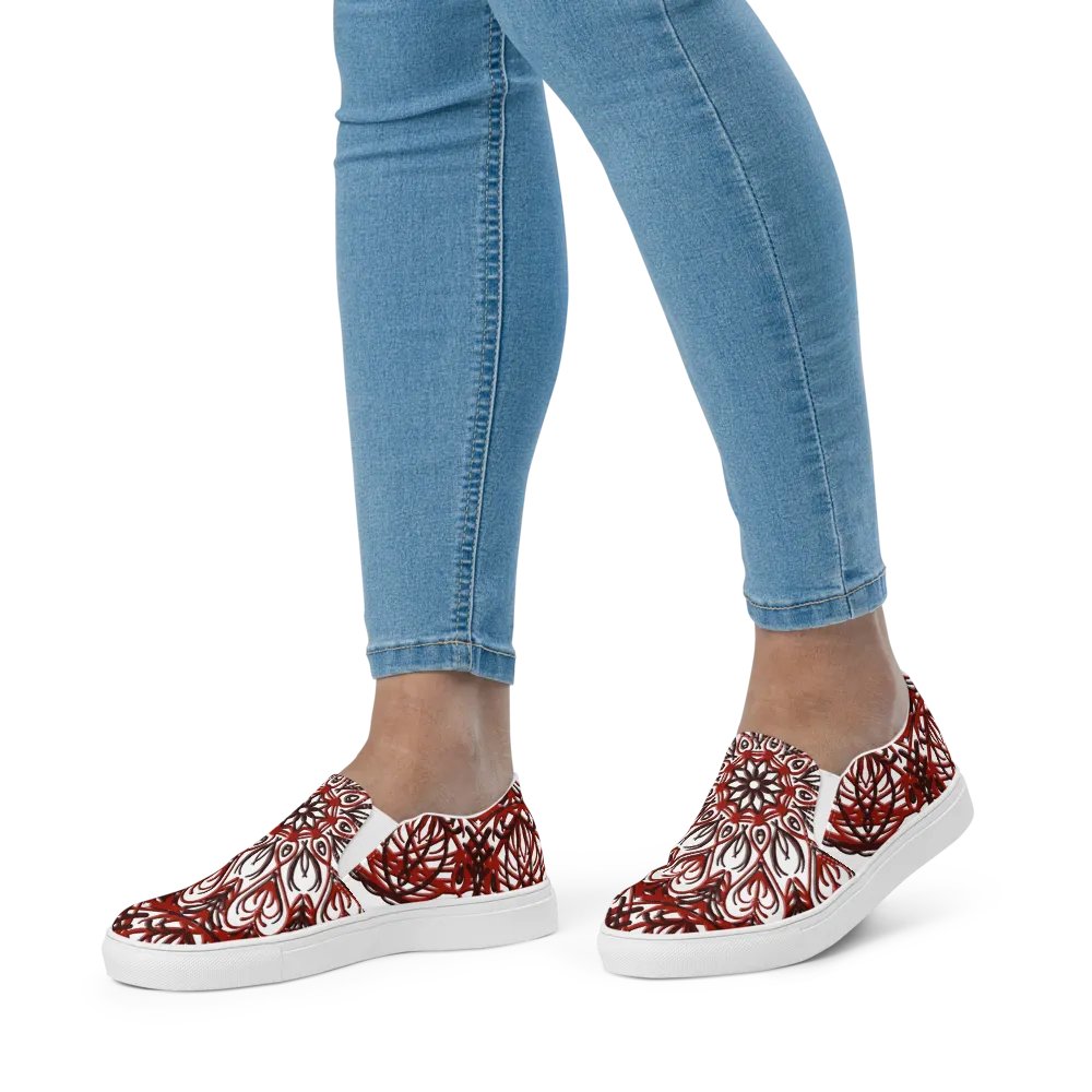 Floral Symmetry Slip-Ons product image (8)