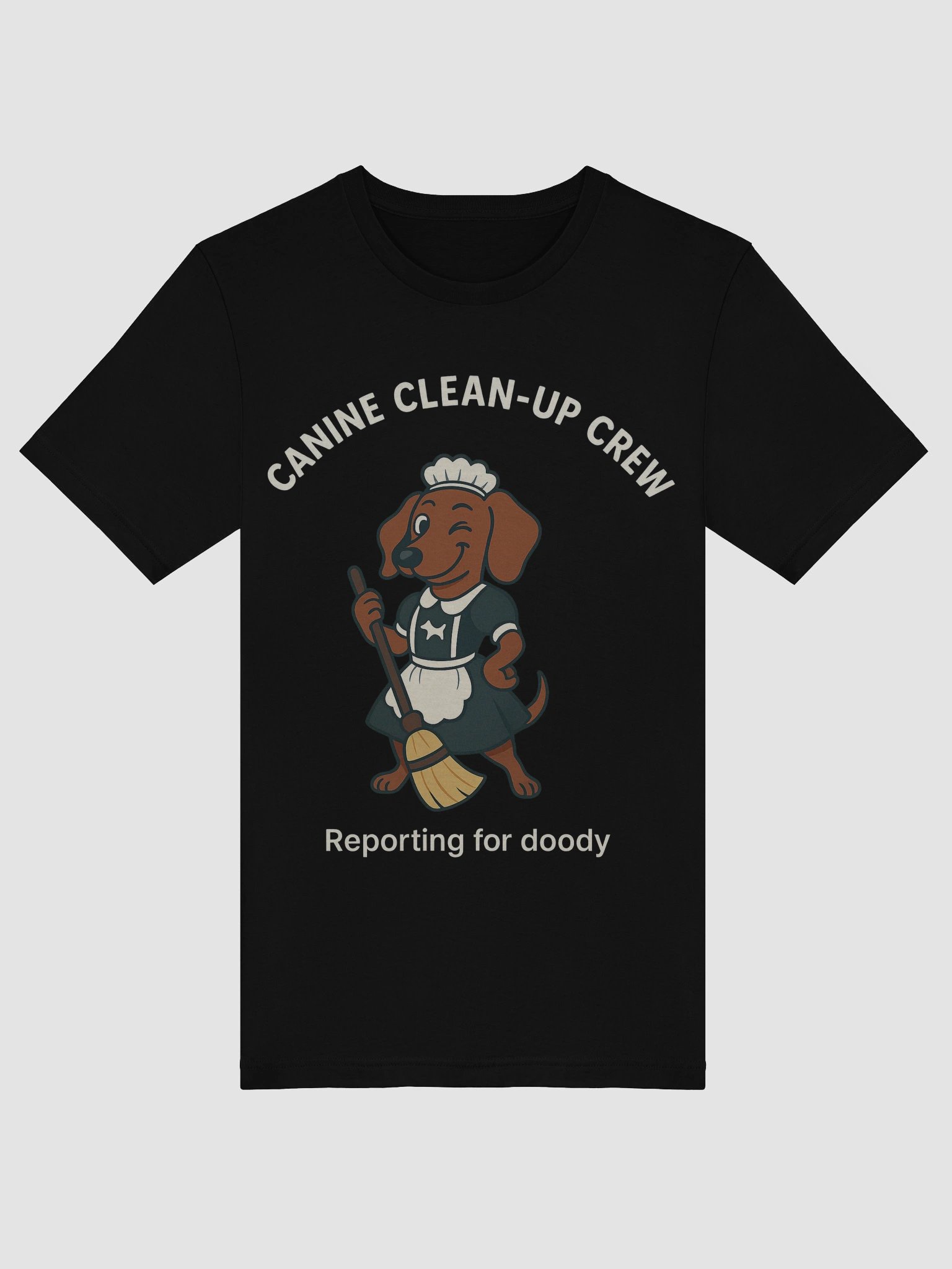 Canine Clean-Up Crew – Reporting for Doody Tee product image (5)
