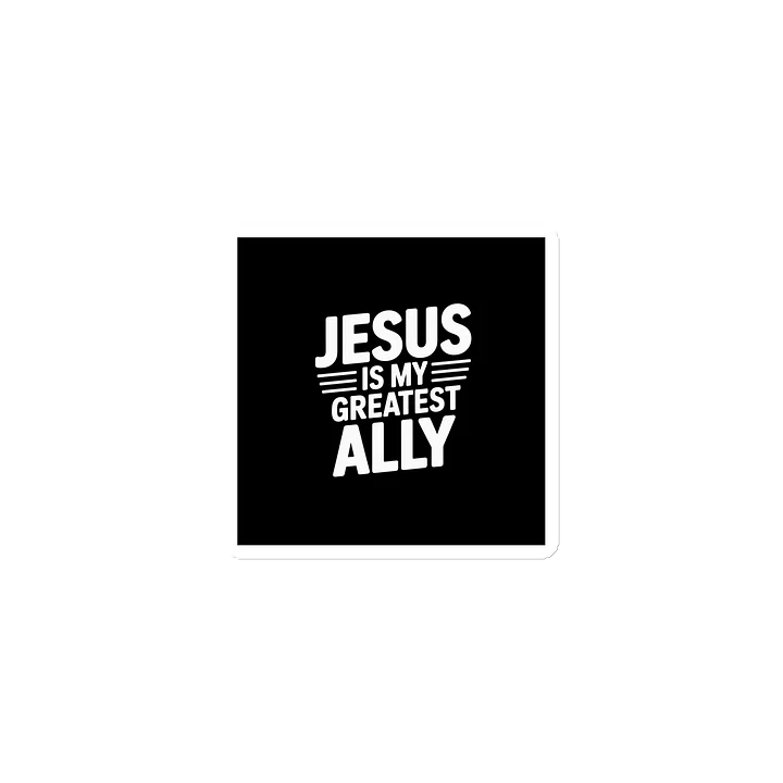 Jesus is My Greatest Ally Magnet product image (2)