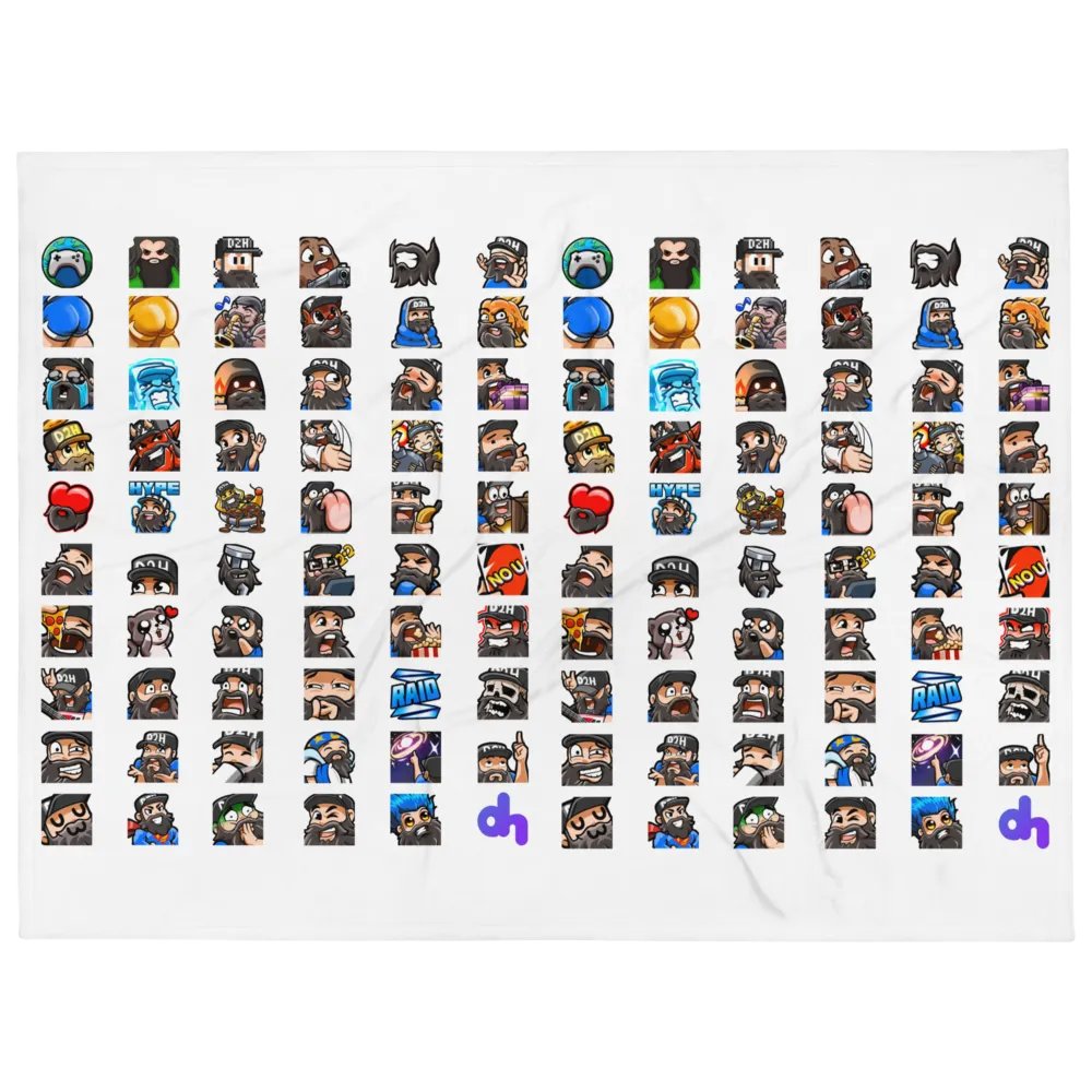 Emote Throw Blanket product image (1)