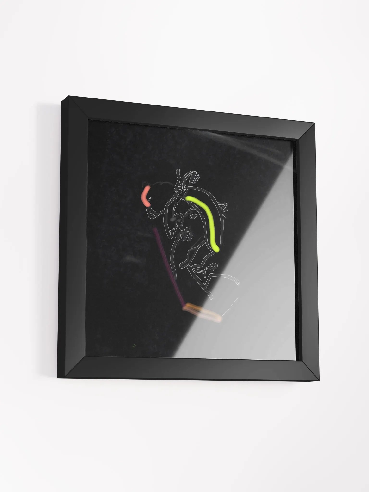 Neongirl Framed Print product image (9)