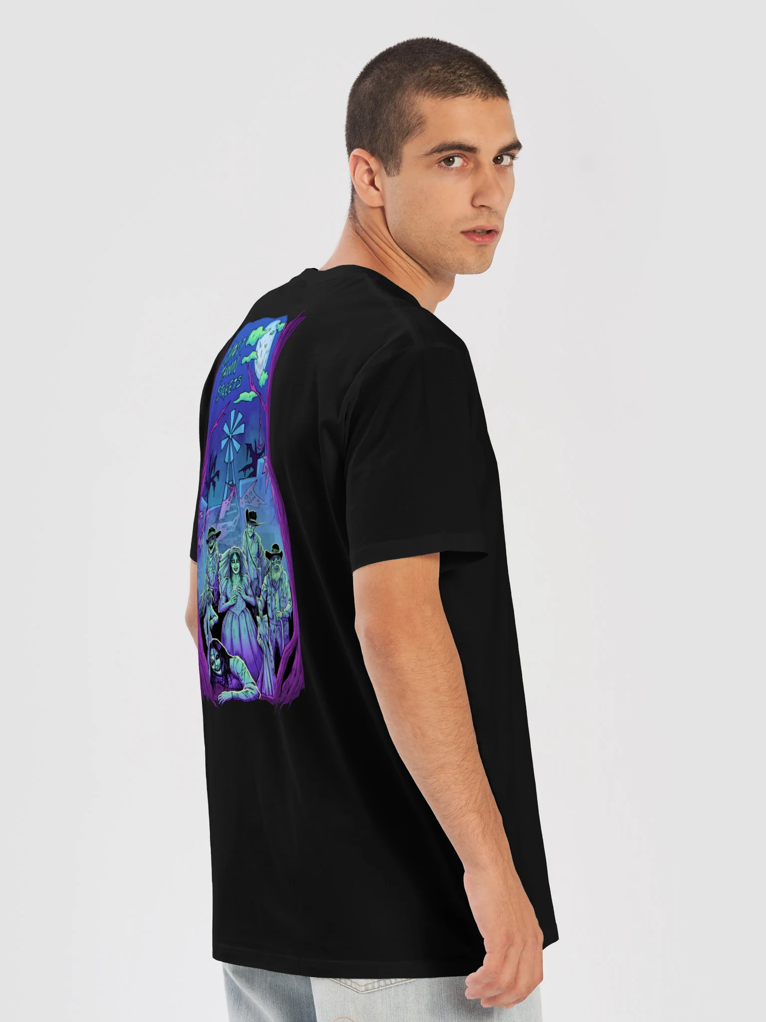 Ghost Town Back Print Tee product image (8)