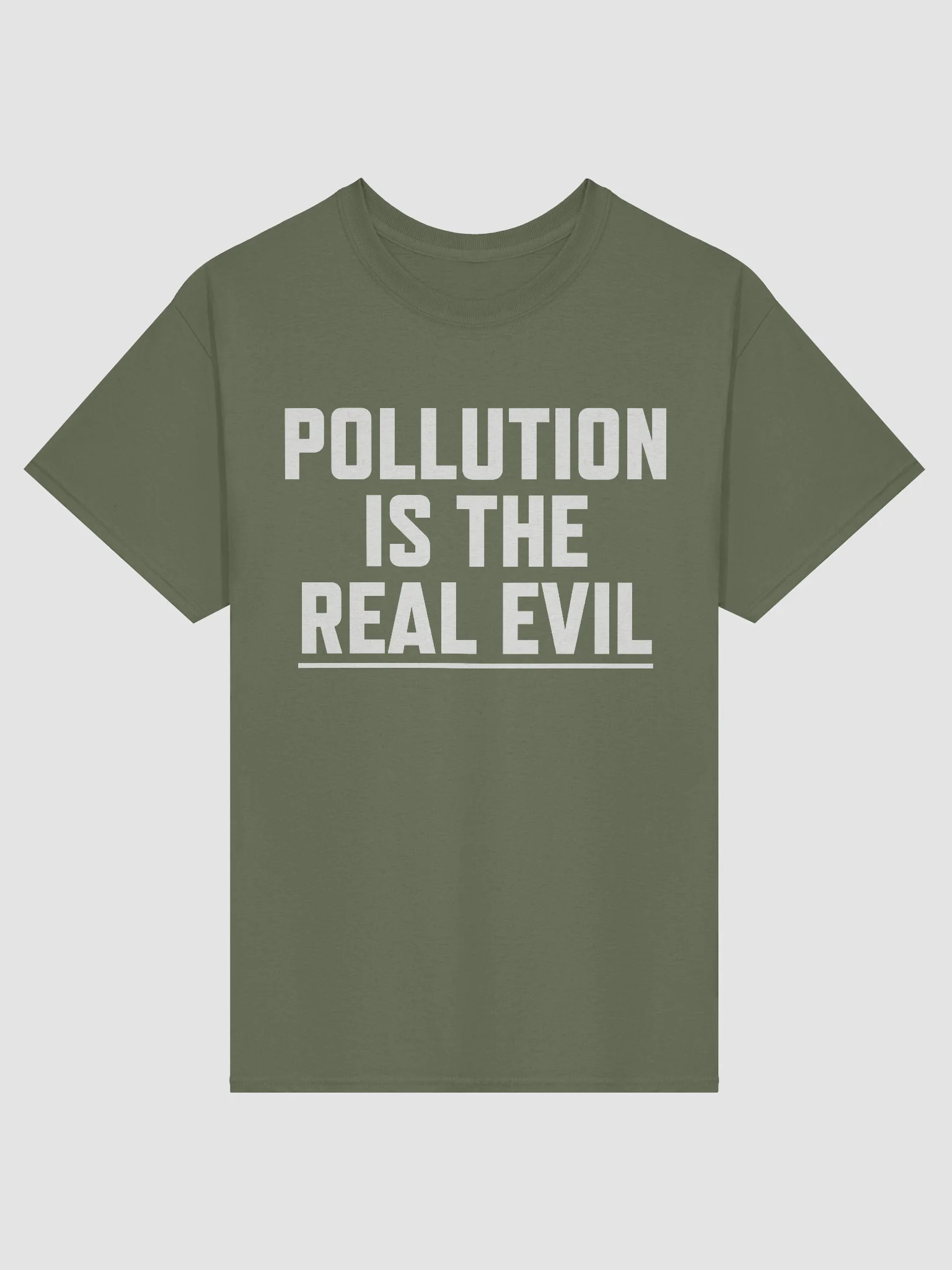 Pollution is the Real Evil - Shirt product image (1)