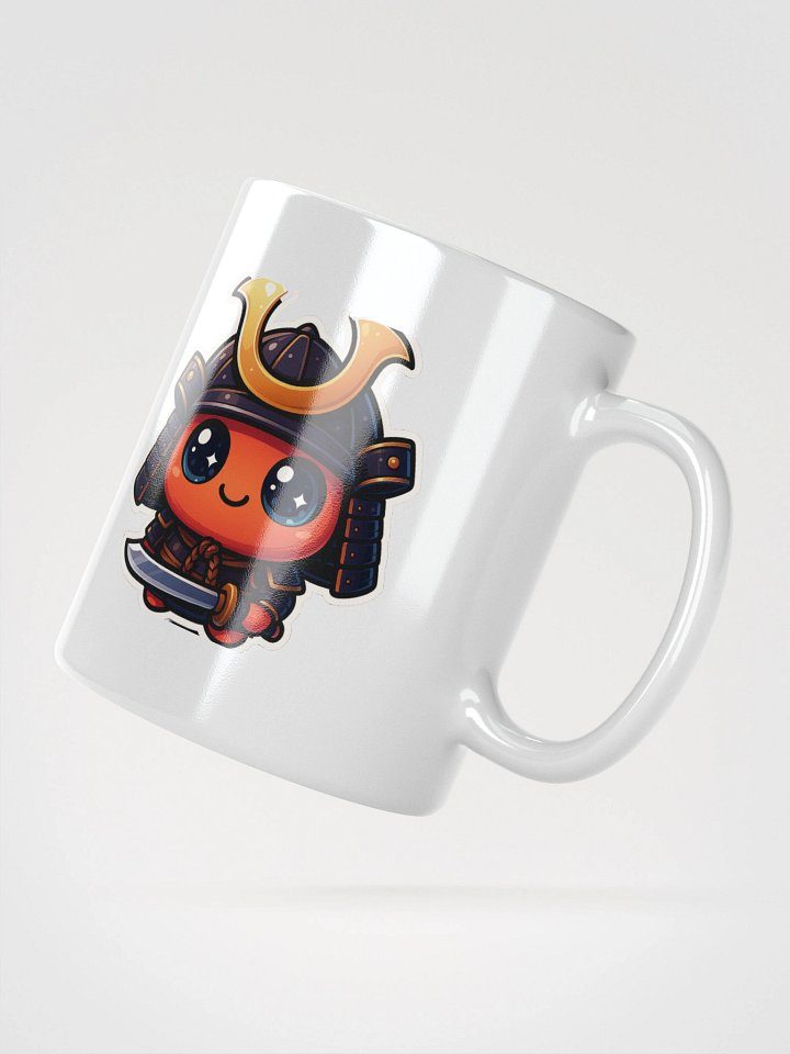Smiling Orange Samurai White Mug product image (5)