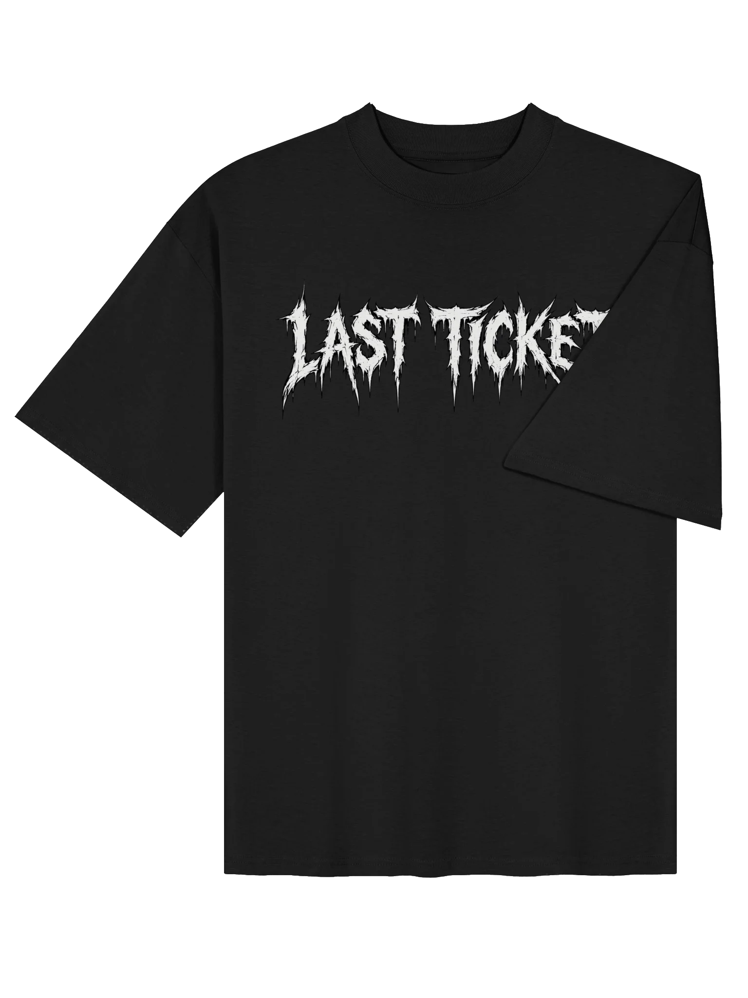 Last Ticket Dark Oversized Tee product image (6)