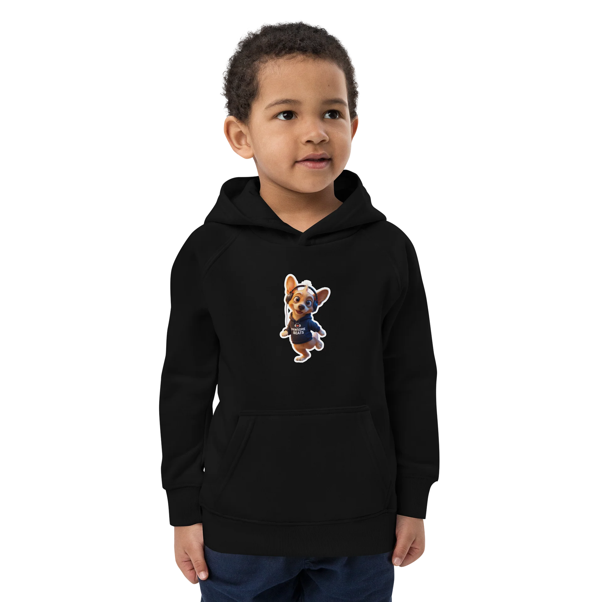 Pawsome Beats Kids Eco Hoodie product image (1)