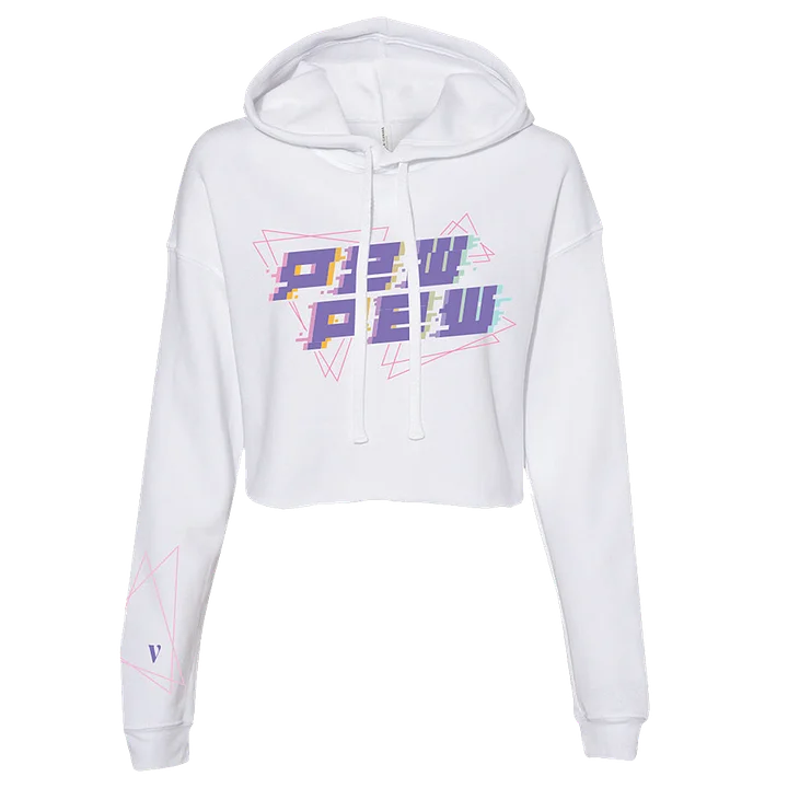 Electro Pew Crop Hoodie product image (1)