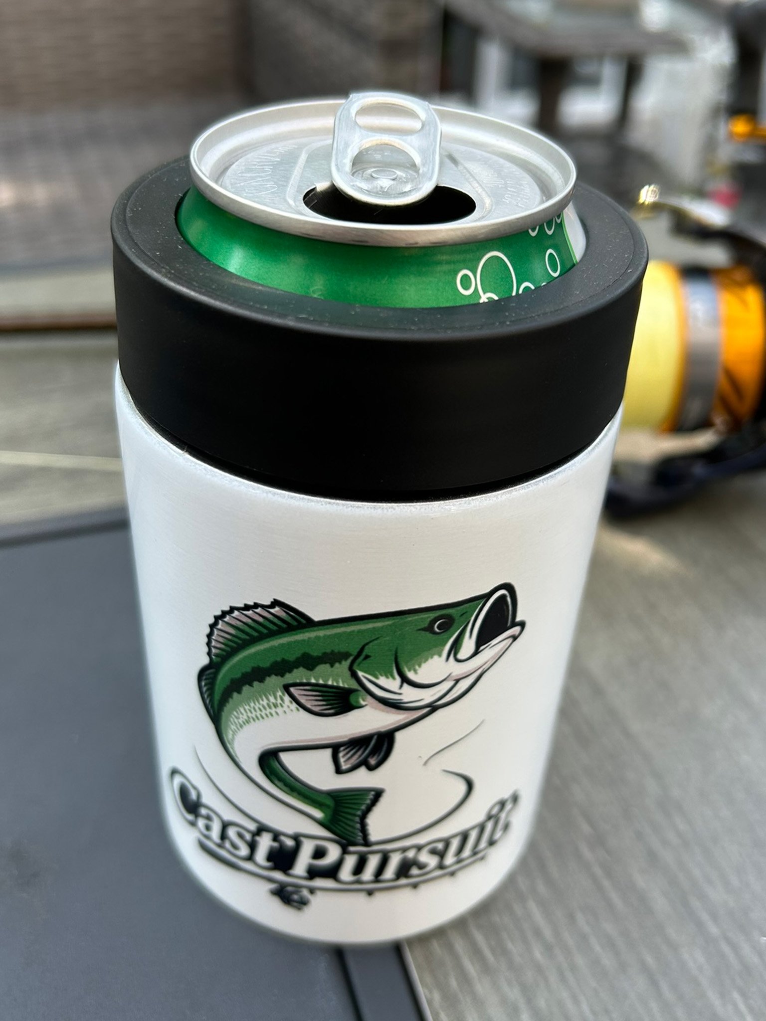 Cast Pursuit Koozie for 12 oz cans and bottles - Stainless Steel product image (1)