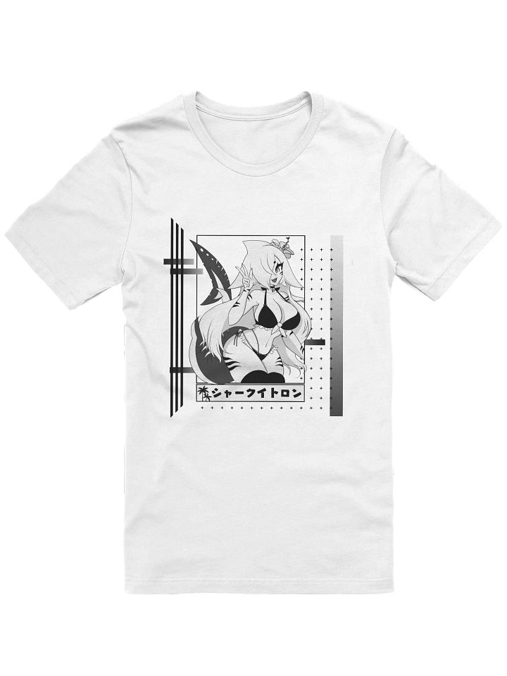 Sharky T-Shirt (White, Full Pattern) product image (1)