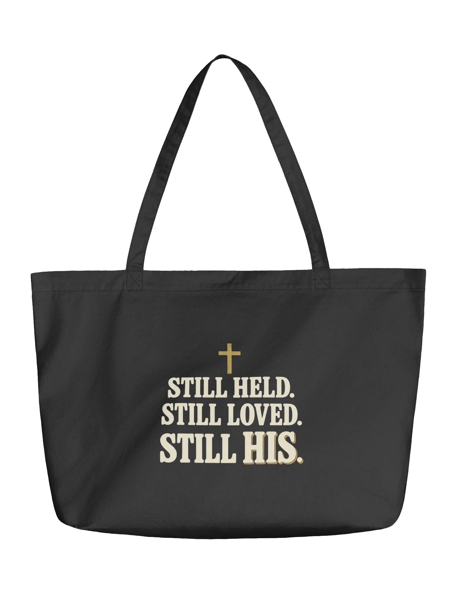 Still Held, Still Loved, Still His. Organic Cotton Tote product image (1)