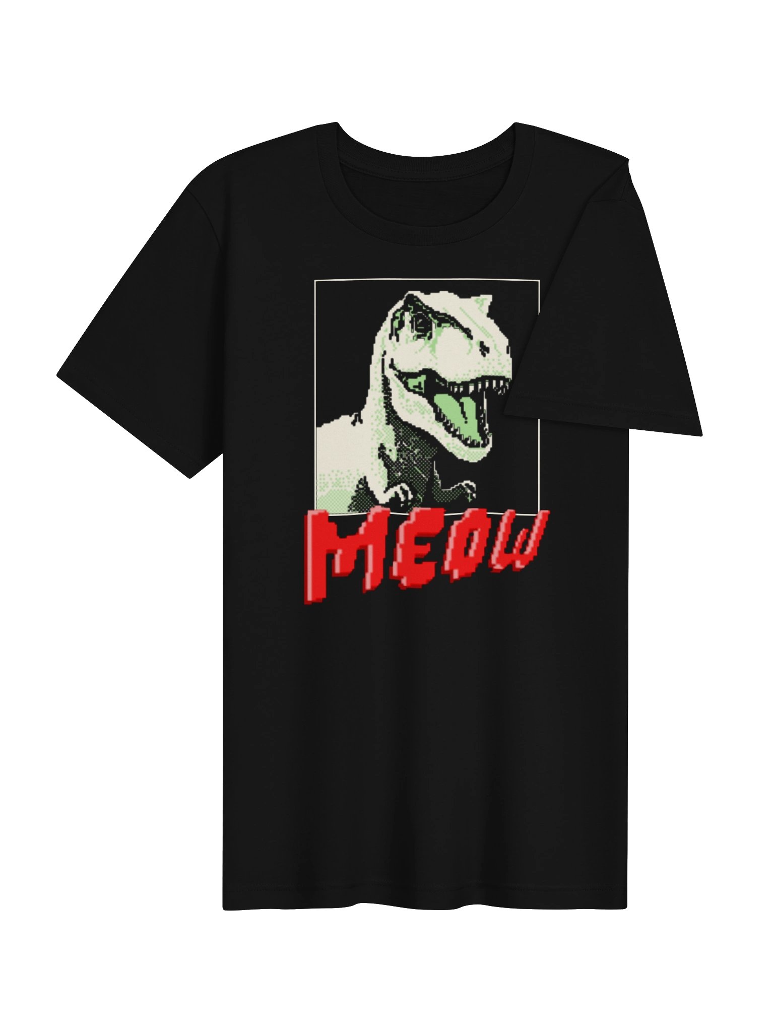 8-Bit T-Rex Meow T-shirt product image (5)