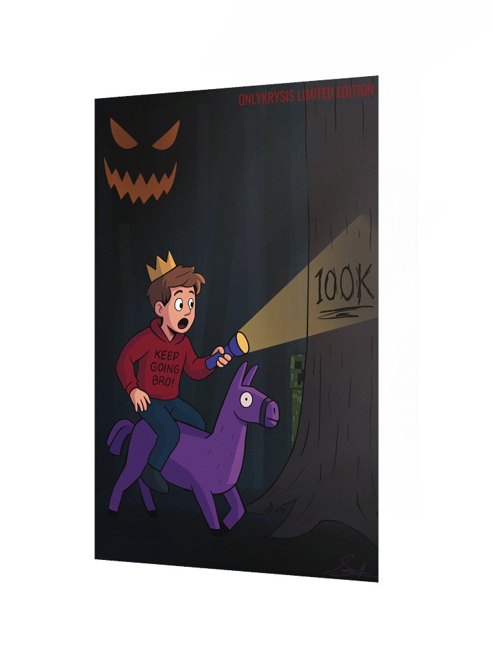 OnlyKrysis 100K Subscribers LIMITED EDITION HIGH QUALITY POSTER product image (2)