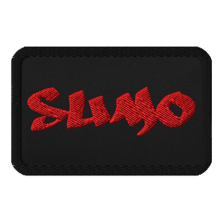 Bold Red 'SUMO' Embroidered Patch product image (1)