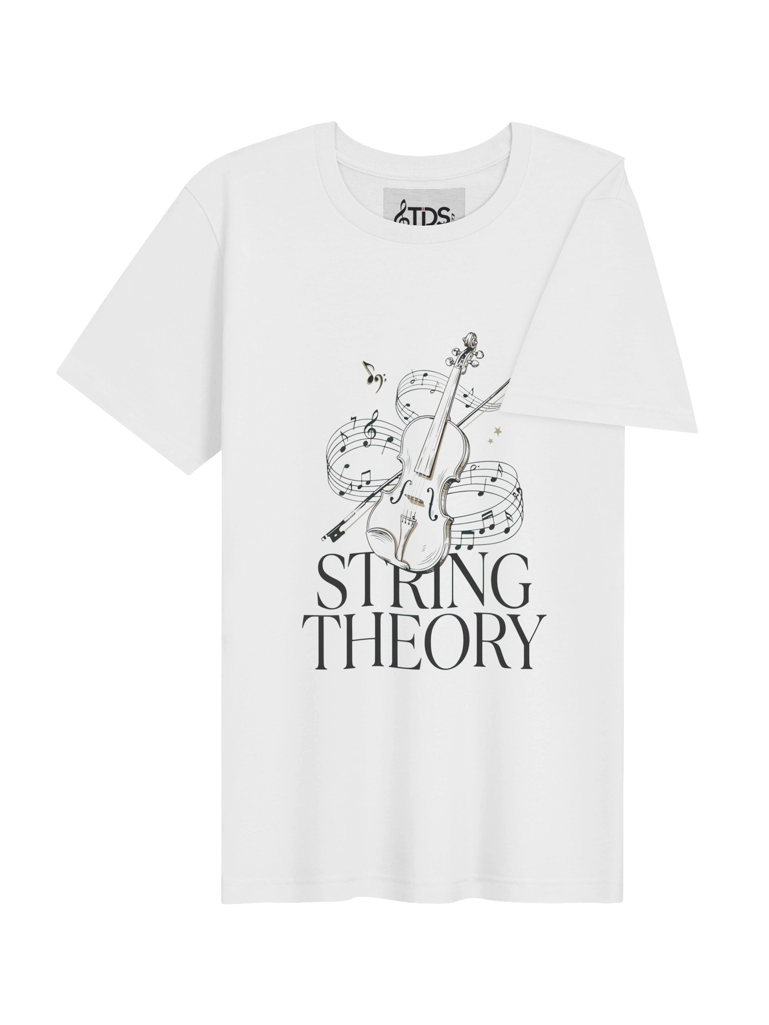 Enchanting Violin Sparkle Graphic Tee product image (16)