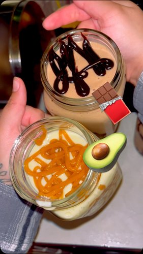 Left over avocados? 🥑 Make a creamy smoothie with them before they go bad!
- i did a double batch in the video.
here is a sin...