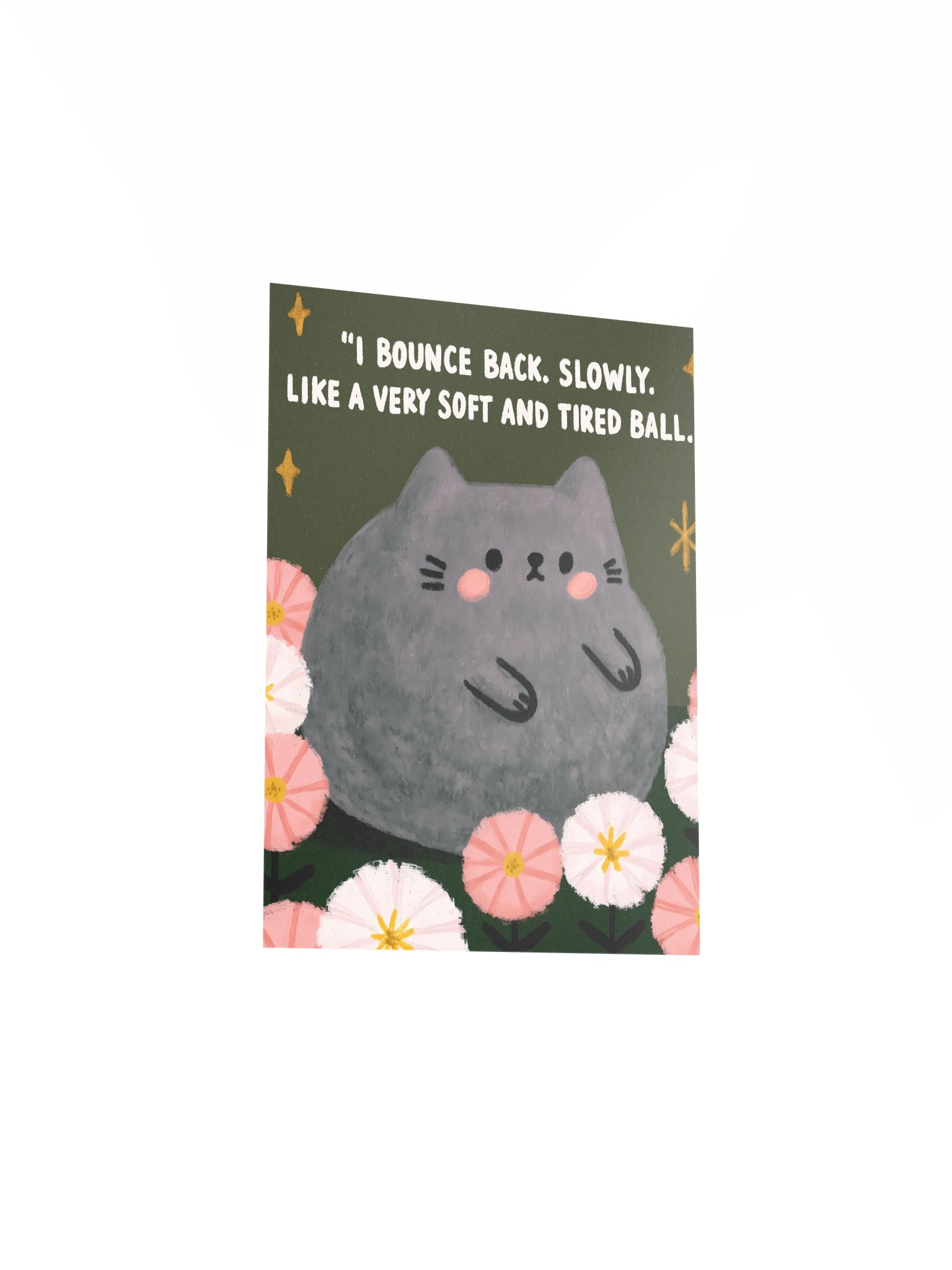 Soft Bounce Back Cat Poster product image (15)