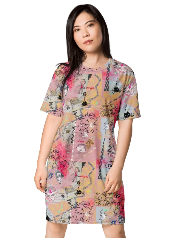 Toon it Up! T-Shirt Tunic Dress 'Rosie Toons' product image (3)