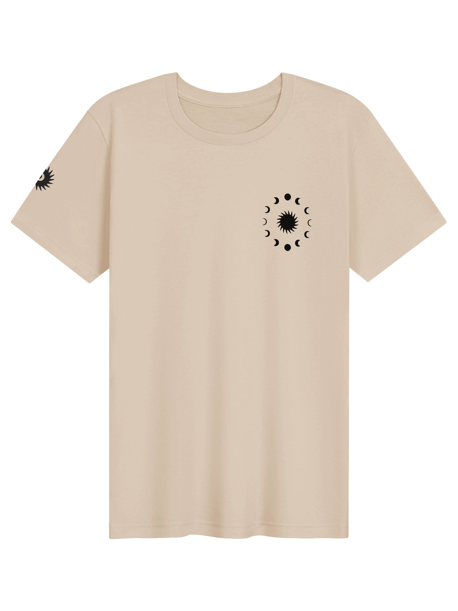 celestial 10:21 bhagavad gita tee - black artwork product image (1)