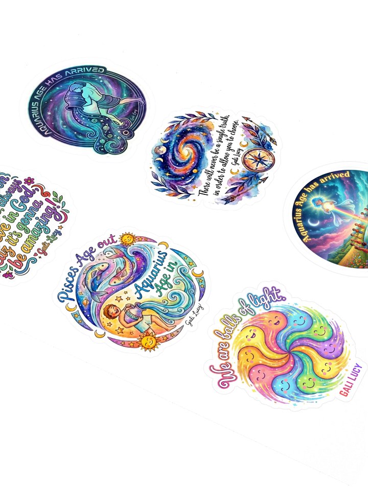 Set of 6 Stickers - Style 6 product image (2)