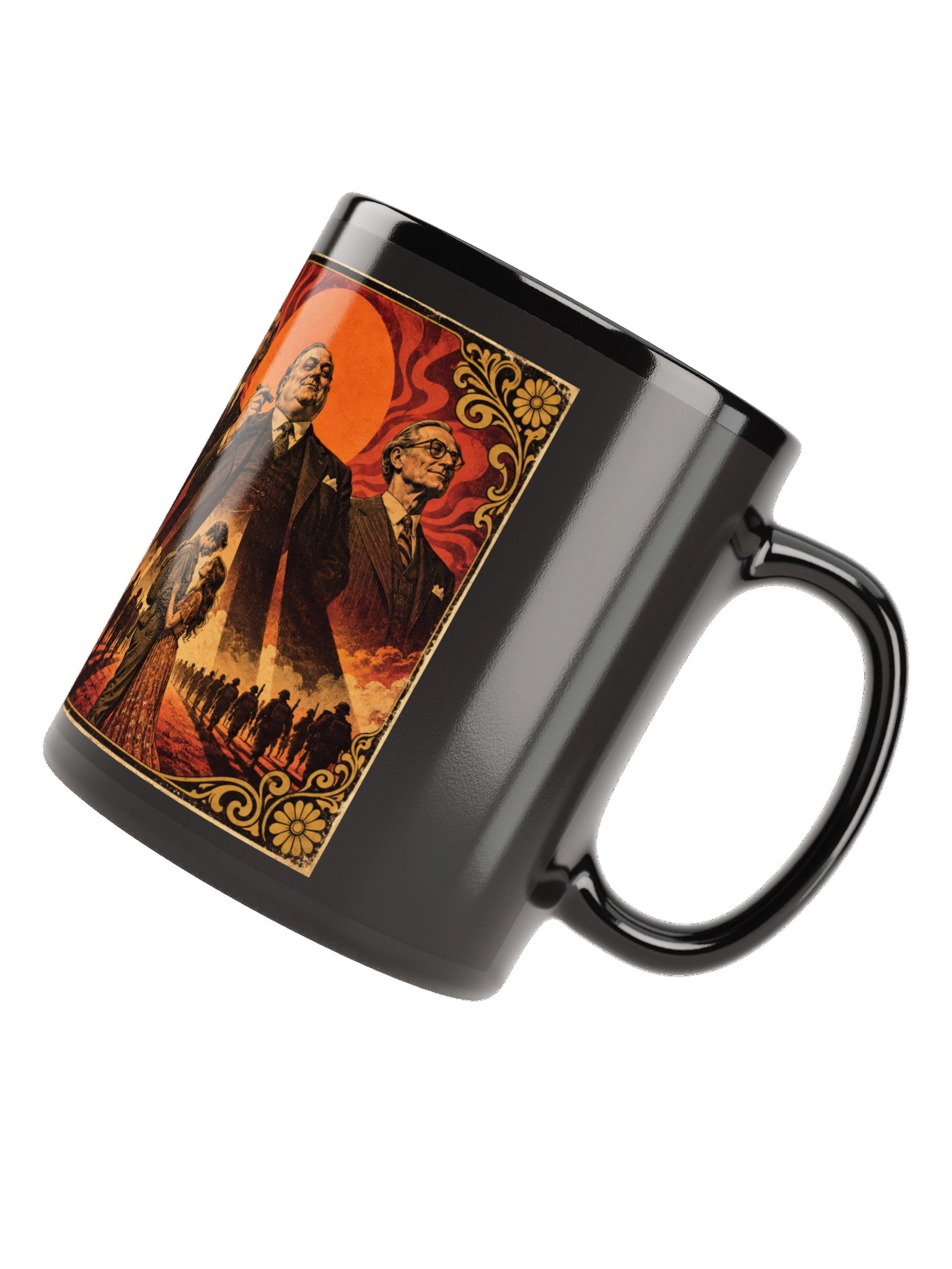 The Peace Sellers — Black Ceramic Mug product image (6)