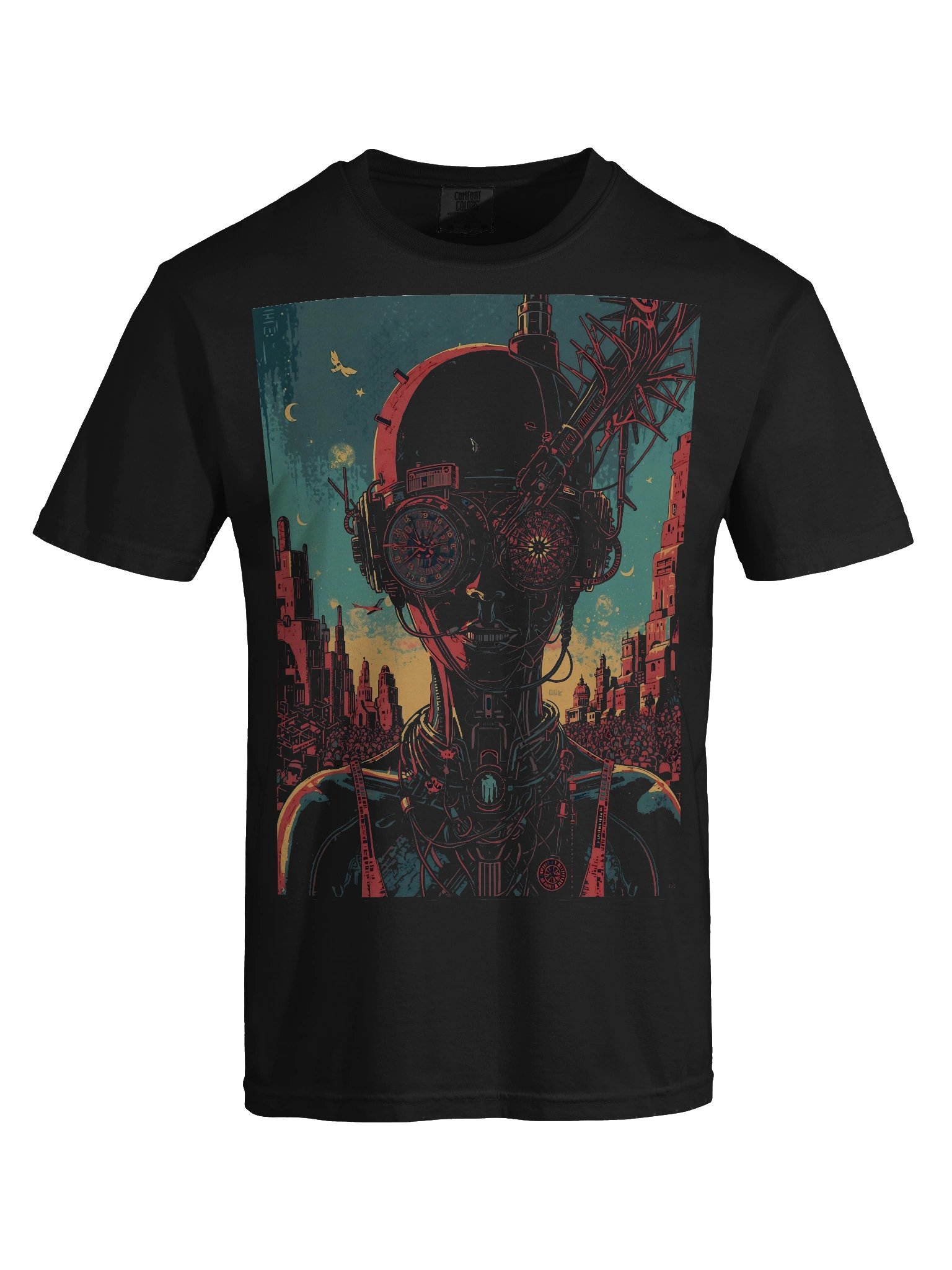 Future Dystopia Glitch Heavyweight T-Shirt product image (2)